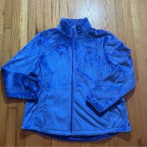 THE NORTH FACE FUZZY FLEECE FULL ZIP OSITO Jacket Coat Womens Size XL